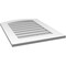Ekena Millwork Arch Top Surface Mount PVC Gable Vent: Functional, w/ 3-1/2"W x 1"P Standard Frame, 22"W x 30"H GVPAR22X3001SF - alternate 3
